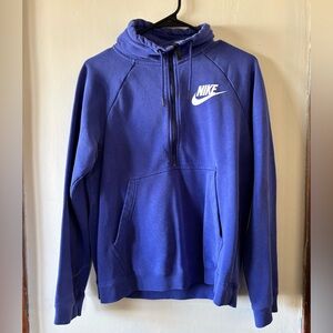 Purple nike quarter zip size small